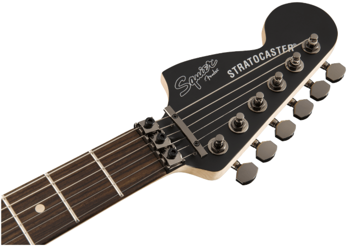 Guitarra Electrica Fender Squier Contemporary Active Stratocaster® HH, Laurel Fingerboard, Flat Black 0370327510 Floyd Rose - The Music Site