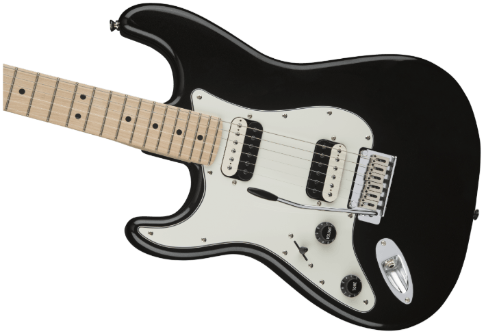 Guitarra Electrica Fender Squier Contemporary Stratocaster® HH Left-Handed, Maple Fingerboard, Black Metallic 0370229565 - The Music Site