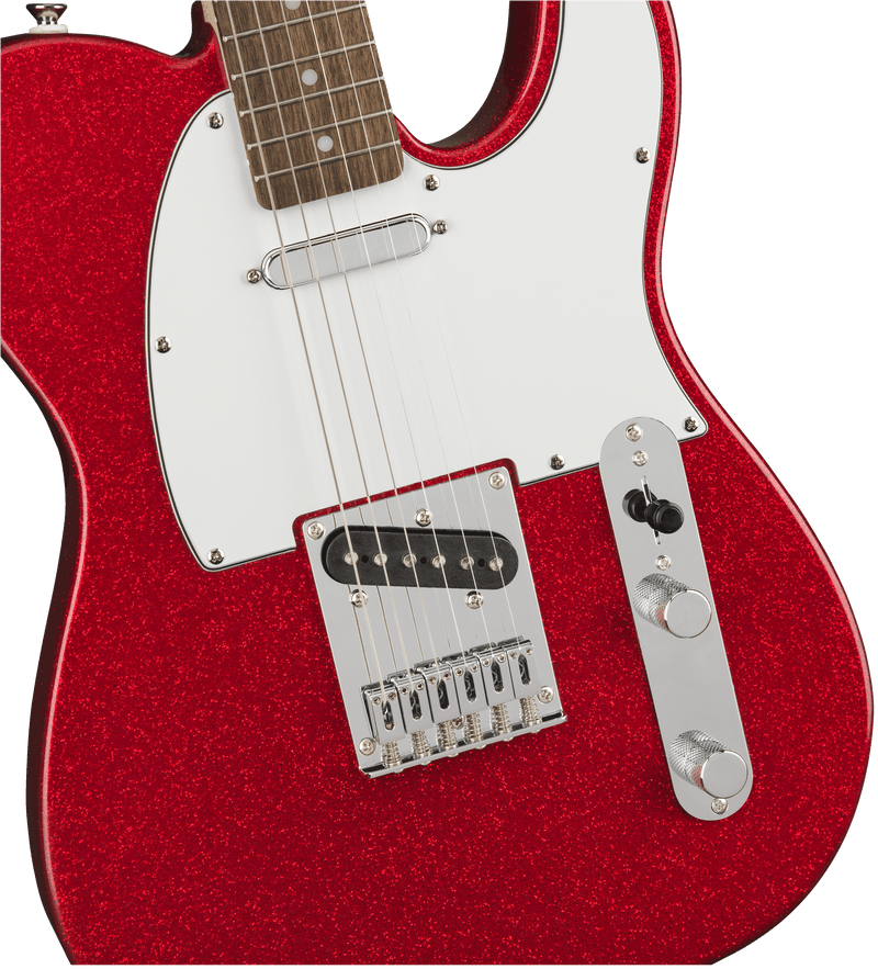 Guitarra Electrica Fender Squier FSR Bullet® Telecaster®, diapasón de laurel, brillo rojo 0370045512 - The Music Site