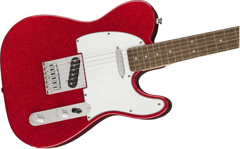 Guitarra Electrica Fender Squier FSR Bullet® Telecaster®, diapasón de laurel, brillo rojo 0370045512 - The Music Site