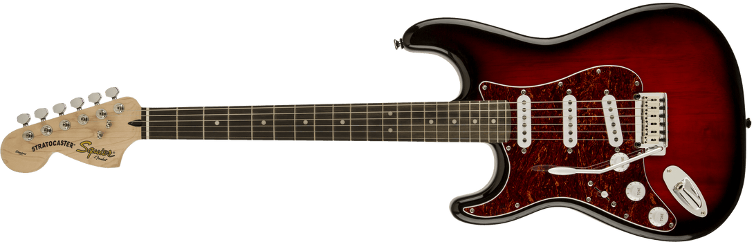 Guitarra Electrica Fender Squier Standard Stratocaster® Left-Handed, Laurel Fingerboard, Antique Burst 0371620537 - The Music Site