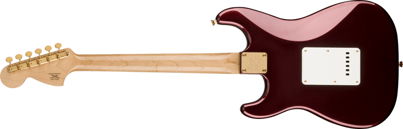 Guitarra Electrica Fender Squier Stratocaster® del 40 aniversario, edición dorada, diapasón de laurel, golpeador anodizado dorado, rojo rubí metalizado 0379410515 - The Music Site