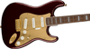 Guitarra Electrica Fender Squier Stratocaster® del 40 aniversario, edición dorada, diapasón de laurel, golpeador anodizado dorado, rojo rubí metalizado 0379410515 - The Music Site