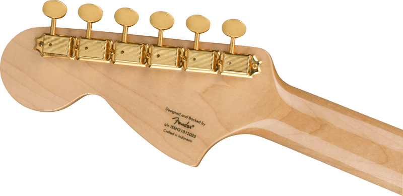 Guitarra Electrica Fender Squier Stratocaster® del 40 aniversario, edición dorada, diapasón de laurel, golpeador anodizado dorado, rojo rubí metalizado 0379410515 - The Music Site