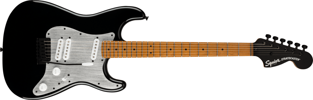 Guitarra Electrica Fender Squier Stratocaster® especial contemporánea, diapasón de arce tostado, golpeador anodizado plateado, negro 0370230506 - The Music Site