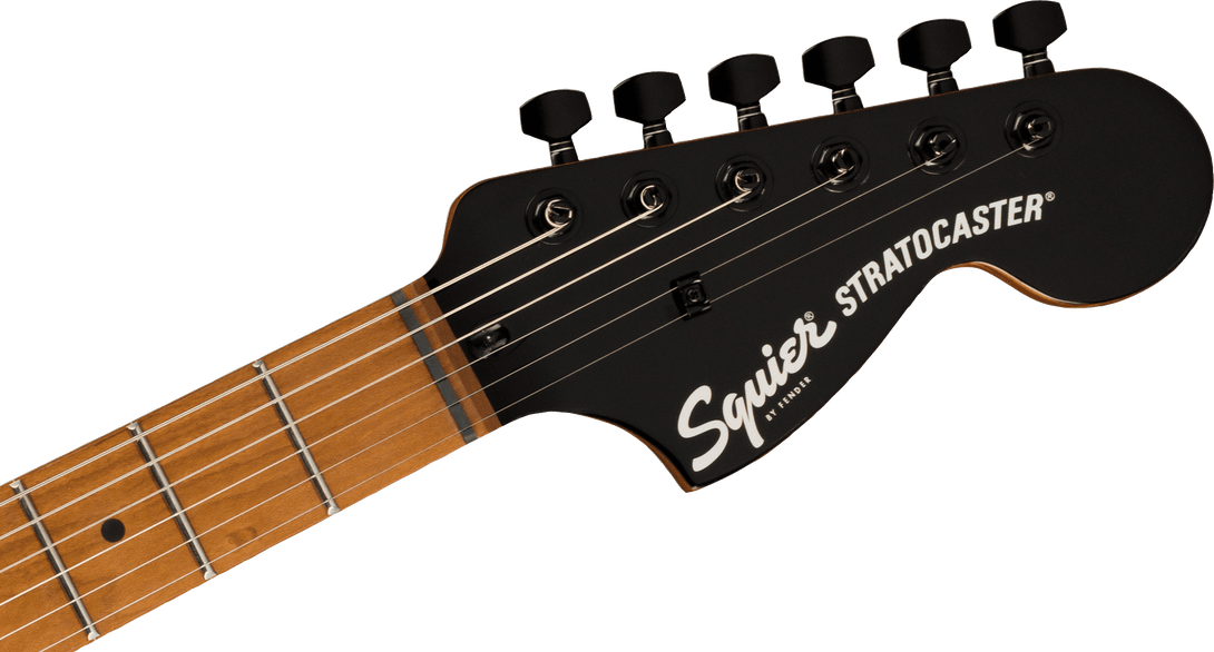 Guitarra Electrica Fender Squier Stratocaster® especial contemporánea, diapasón de arce tostado, golpeador anodizado plateado, negro 0370230506 - The Music Site