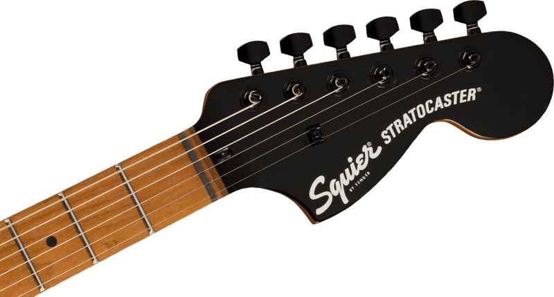 Guitarra Electrica Fender Squier Stratocaster® especial contemporánea, diapasón de arce tostado, golpeador anodizado plateado, negro 0370230506 - The Music Site