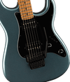 Guitarra Electrica Fender Squier Stratocaster® HH FR contemporánea, diapasón de arce tostado, golpeador negro, bronce metálico 0370240568 - The Music Site