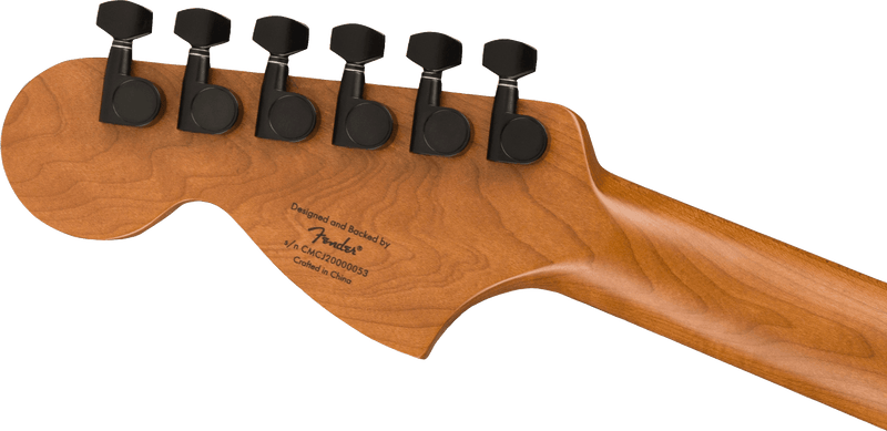 Guitarra Electrica Fender Squier Stratocaster® HH FR contemporánea, diapasón de arce tostado, golpeador negro, bronce metálico 0370240568 - The Music Site