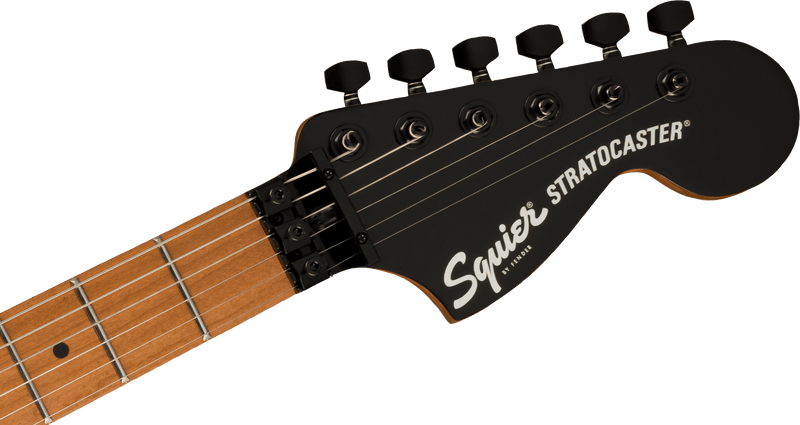 Guitarra Electrica Fender Squier Stratocaster® HH FR contemporánea, diapasón de arce tostado, golpeador negro, bronce metálico 0370240568 - The Music Site
