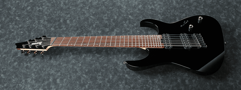 Guitarra Electrica Ibanez 7 cuerdas Rgms7-Bk - The Music Site