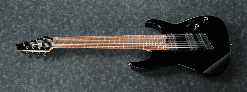 Guitarra Electrica Ibanez 8 cuerdas Rgms8 Black - The Music Site