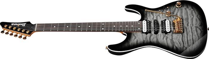 Guitarra Electrica Ibanez Az47P1Qm-Black Ice Burst - The Music Site