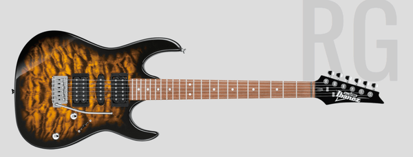 Guitarra Electrica Ibanez Grx70Qa-Sb - The Music Site