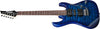 Guitarra Electrica Ibanez Grx70Qa-Transparent Blue Burst - The Music Site