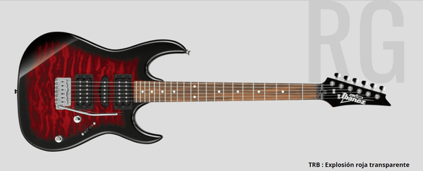 Guitarra Electrica Ibanez Grx70Qa-Trb - The Music Site