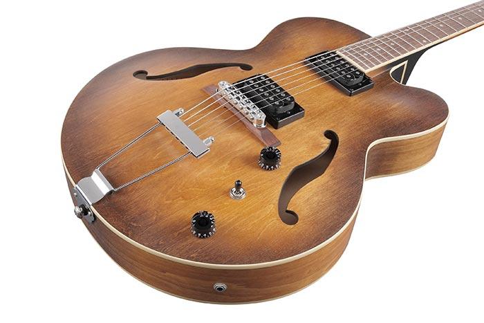 Guitarra Electrica Ibanez Hollow Body Af55-Tobacco Flat - The Music Site