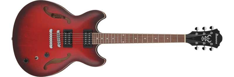 Guitarra Electrica Ibanez Hollow Body As53-Sunburst Red Flat - The Music Site