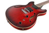 Guitarra Electrica Ibanez Hollow Body As53-Sunburst Red Flat - The Music Site