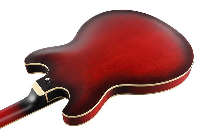 Guitarra Electrica Ibanez Hollow Body As53-Sunburst Red Flat - The Music Site