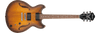 Guitarra Electrica Ibanez Hollow Body As53-Tobacco Flat - The Music Site
