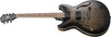 Guitarra Electrica Ibanez Hollow Body As53-Transparent Black Flat - The Music Site