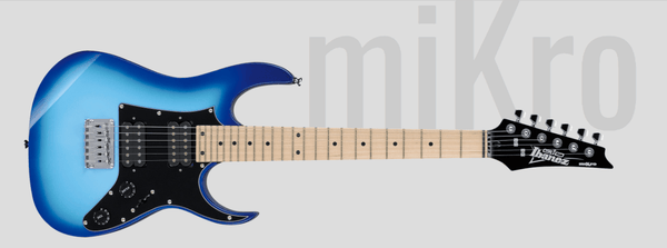 Guitarra Electrica Ibanez Mikro Grgm21M-Blue Burst - The Music Site