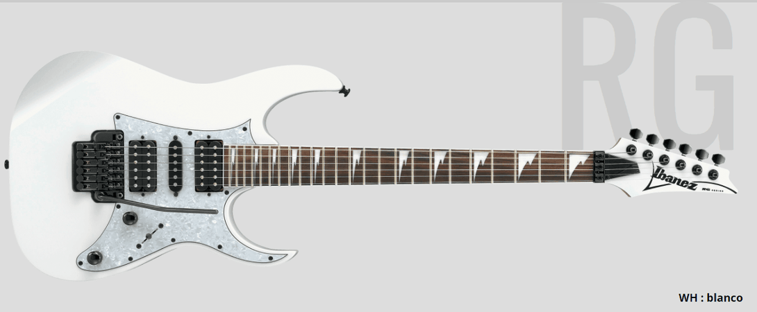 Guitarra Electrica Ibanez Rg350Dxz White - The Music Site