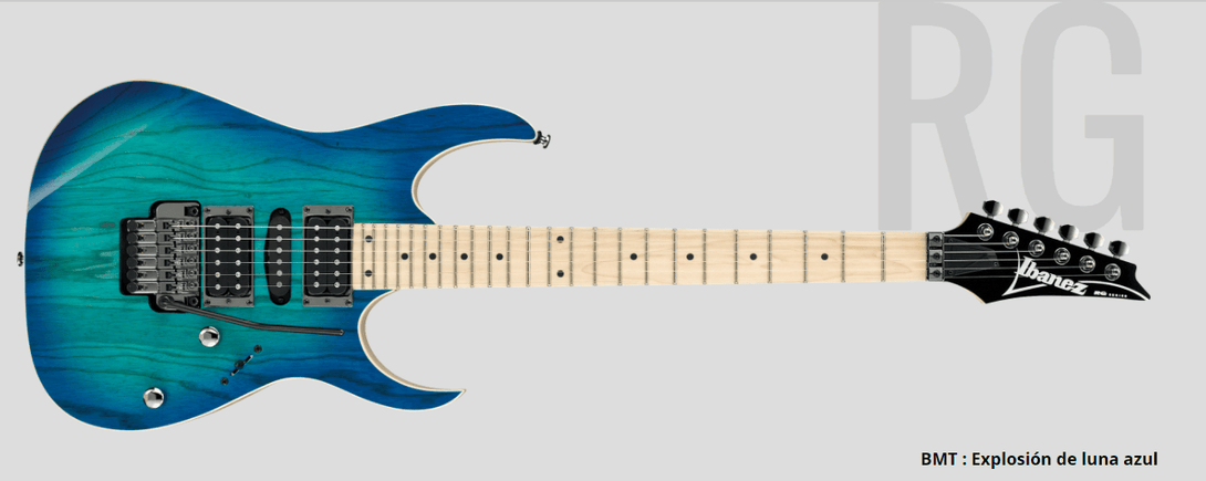 Guitarra Electrica Ibanez Rg370Ahmz Blue Moon Burst - The Music Site