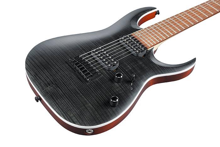 Guitarra Electrica Ibanez Rga742Fm-Transparent Gray Flat - The Music Site