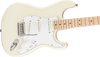 Guitarra Electrica Squier Fender Affinity Series™ Stratocaster®, diapasón de arce, golpeador blanco, blanco olímpico 0378002505 - The Music Site