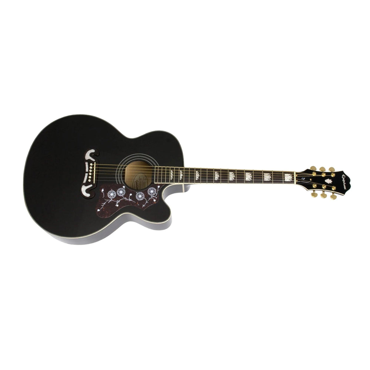 Guitarra Electroacustica Epiphone Eej2bkgh1 Ej-200ce – The Music Site