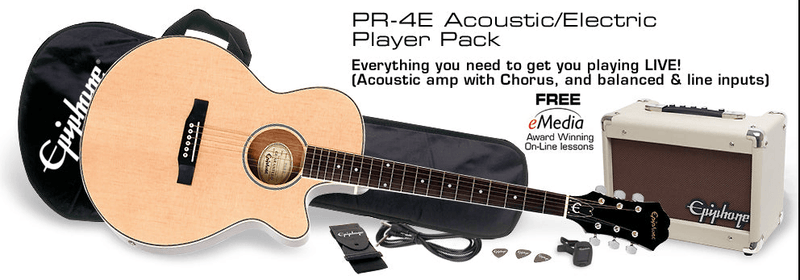 Guitarra Electro Acustica Epiphone Ppgr-Eep4Nach1 Kit - The Music Site
