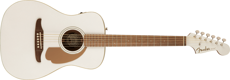 Guitarra Electroa Fender Malibu Player diapasón de nogal, oro ártico 0970722080 - The Music Site