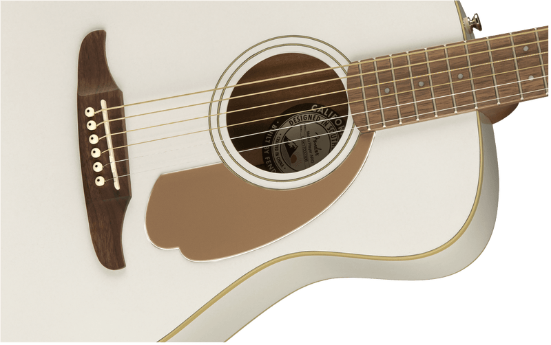 Guitarra Electroa Fender Malibu Player diapasón de nogal, oro ártico 0970722080 - The Music Site