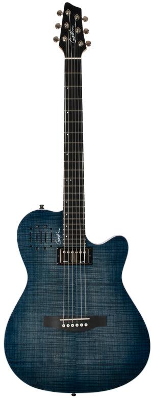 Guitarra Electroa Godin A6 Ultra Denim Blue 047451 - The Music Site