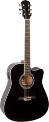 Guitarra Electroa Mc-Art A14Ce-B Negra - The Music Site