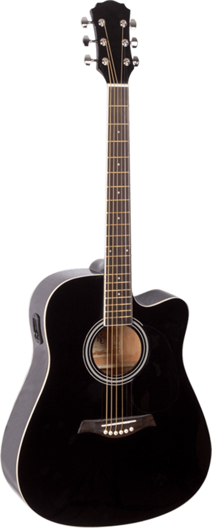 Guitarra Electroa Mc-Art A14Ce-B Negra - The Music Site