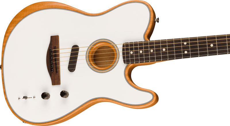 Guitarra Electroacustica Fender Acoustasonic® Player Telecaster®, Rosewood Fingerboard, Arctic White 0972213280 - The Music Site