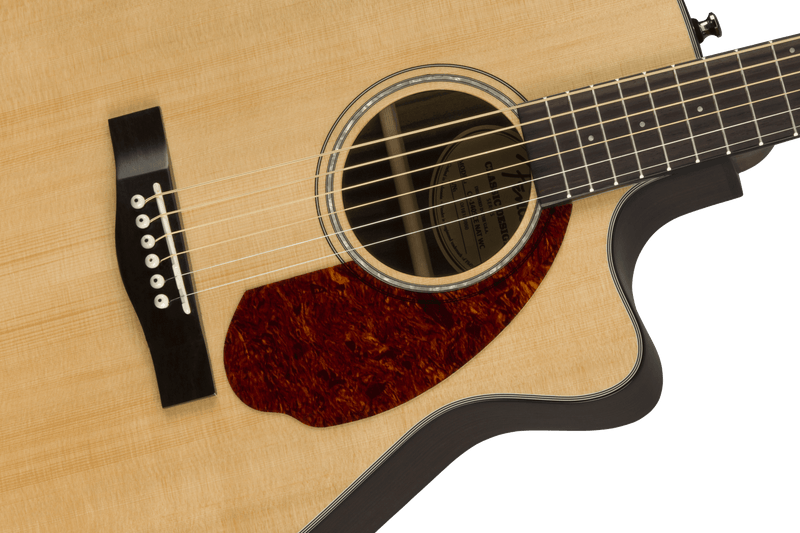 Guitarra Electroacustica Fender CC-140SCE Concert, diapasón de nogal, natural con estuche 0970253321 - The Music Site
