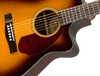 Guitarra Electroacustica Fender CC-140SCE Concert, diapasón de nogal, Sunburst con estuche 0970253332 - The Music Site