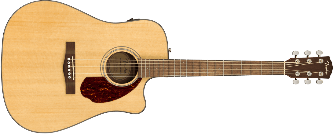 Guitarra Electroacustica Fender CD-140SCE Dreadnought, diapasón de nogal, natural con estuche0970213321 - The Music Site