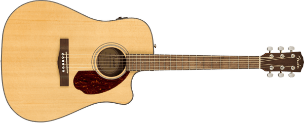 Guitarra Electroacustica Fender CD-140SCE Dreadnought, diapasón de nogal, natural con estuche0970213321 - The Music Site