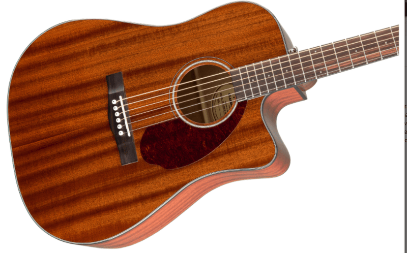 Guitarra Electroacustica Fender CD-140SCE Dreadnought, Walnut Fingerboard, All-Mahogany w/Case 0970213322 - The Music Site