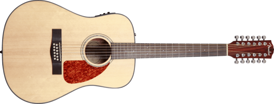 Guitarra Electroacustica Fender CD-160SE 12-String, Natural 0961522021 - The Music Site