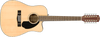 Guitarra Electroacustica Fender CD-60SCE Dreadnought de 12 cuerdas, diapasón de nogal, natural 0970193021 - The Music Site