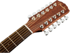 Guitarra Electroacustica Fender CD-60SCE Dreadnought de 12 cuerdas, diapasón de nogal, natural 0970193021 - The Music Site