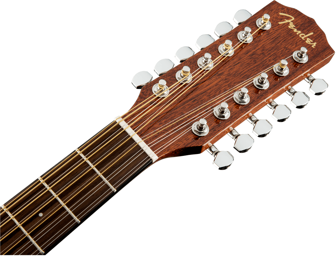 Guitarra Electroacustica Fender CD-60SCE Dreadnought de 12 cuerdas, diapasón de nogal, natural 0970193021 - The Music Site