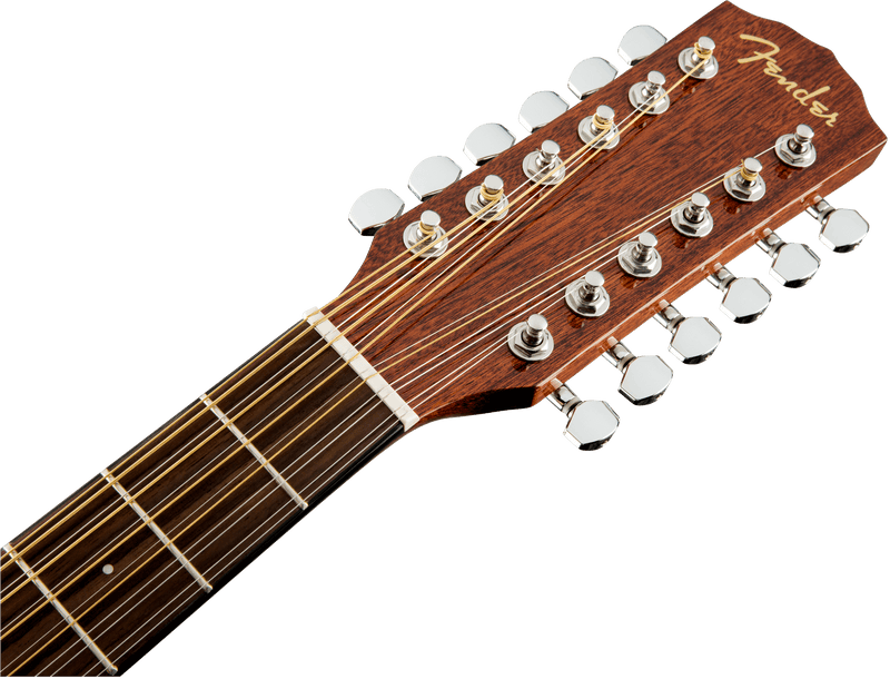 Guitarra Electroacustica Fender CD-60SCE Dreadnought de 12 cuerdas, diapasón de nogal, natural 0970193021 - The Music Site