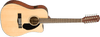Guitarra Electroacustica Fender CD-60SCE Dreadnought de 12 cuerdas, diapasón de nogal, natural 0970193021 - The Music Site